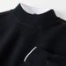 2025 New Anti-Pilling Winter Men's Knit Sweater Half Turtleneck Inverted Triangle Jacquard Base Shirt_viptrois.com