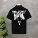 2025d Polo Shirt Ice Silk Thin Trendy Turn-down Short Sleeve T-shirt Men's American Style Printed Collar Top_viptrois.com