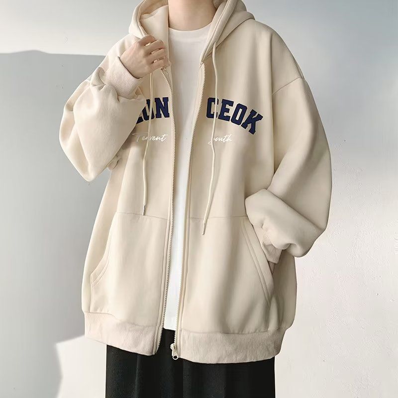 Fashion Jacket Men's Sports Hooded Cardigan Sweatshirt Casual Versatile Top_viptrois.com