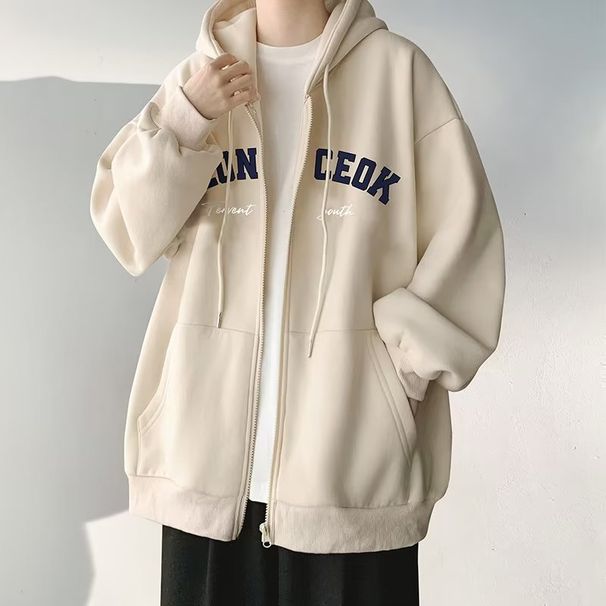 Fashion Jacket Men's Sports Hooded Cardigan Sweatshirt Casual Versatile Top_viptrois.com