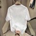 Men's Clothing Short Sleeved Ins Pure Cotton Summer New Men's Printed T Shirt Trendy Men And Women All Match Round Neck T Shirt Men_viptrois.com