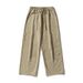 Men's Clothing Hanlu Women's Clothing Thin And Slim Slightly Wide Work Wear Casual Pants Spring New Couple Loose Drawstring Sports Trousers Q_viptrois.com
