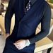 Men's Clothing Double Breasted Suit Collar Waistcoat Retro Business Casual Solid Color Slim Fashionable Vest_viptrois.com