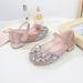 Girls' Leather shoes children princess shoes new rhinestone middle and big children student single shoes little girl high heel spring and autumn cryst_viptrois.com