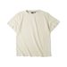 Madden Workwear American Off White Waffle T Shirt Knitted Shoulder Heavy Old Money Style T Shirt Short Sleeve Men's Summer_viptrois.com