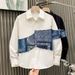 Men's Clothing Fashion Brand Spring And Autumn Patchwork Printed Shirts For Men Trendy High End Niche Handsome Personality Shirts Men's Shirts_viptrois.com