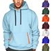 Men’s Statement Hoodie – Avant-Garde Ribbon-Trimmed Pullover With V-Neck & Drop-Shoulder Silhouette (S-XXXL, 10 Bold Colors)_viptrois.com