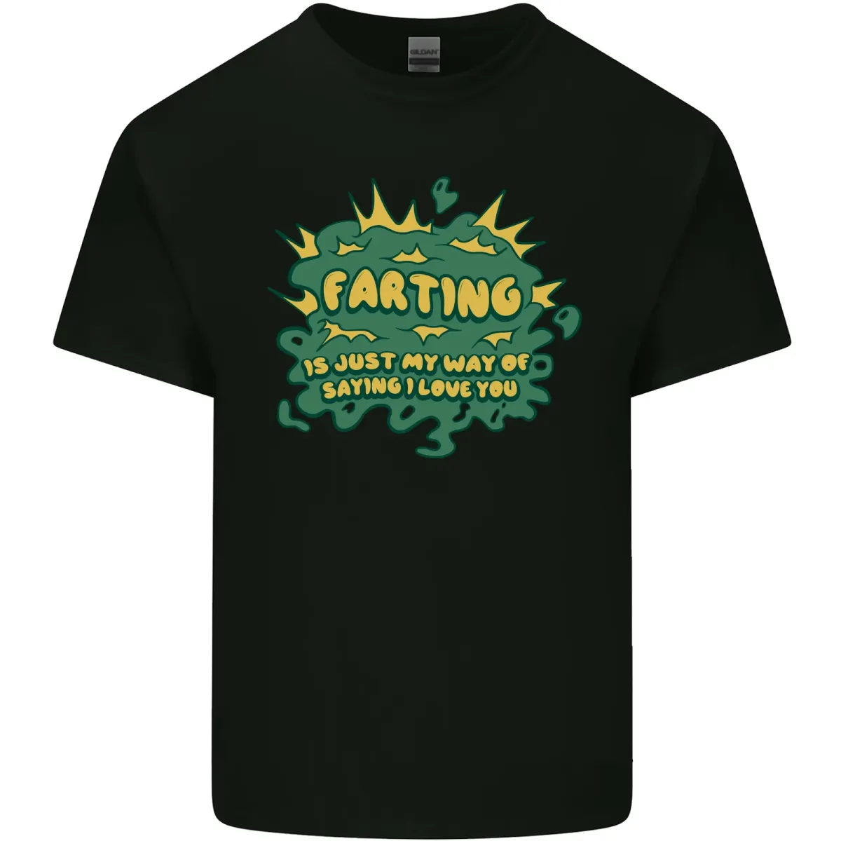 Farting Is Just My Way Of Saying That I Love You Mens Cotton T-Shirt Mens Womens Tees Top Tee Top_viptrois.com