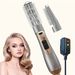 2-in-1 Hot Air Brush and Straightening Comb for Effortless Hair Styling - Perfect Holiday Gift for Women_viptrois.com