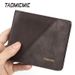 Men's Wallet Multifunctional Stitching Short Large Capacity Retro Dollar Bag Easy To Carry Ultra-thin Multi-card Slots Black_viptrois.com