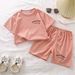 Children's Short Sleeved Suits Summer Baby New Style Boys Korean Clothes Girls Infant Thin Clothing Summer Clothes Children's Clothing_viptrois.com