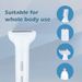 Electric Shaver Five In One White Multifunctional Women's Full Body Shaver, Straight Blade_viptrois.com