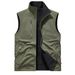 Spring And Autumn Fleece Double-sided Vest Men's Outdoor Sports Warm Vest Shoulder Multi-Pocket Jacket_viptrois.com
