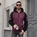 Men's Zip-Up Hooded Sweatshirt With Arm Pockets - Thick Fleece Lining, Winter Casual Pullover For Outdoor & Gym_viptrois.com
