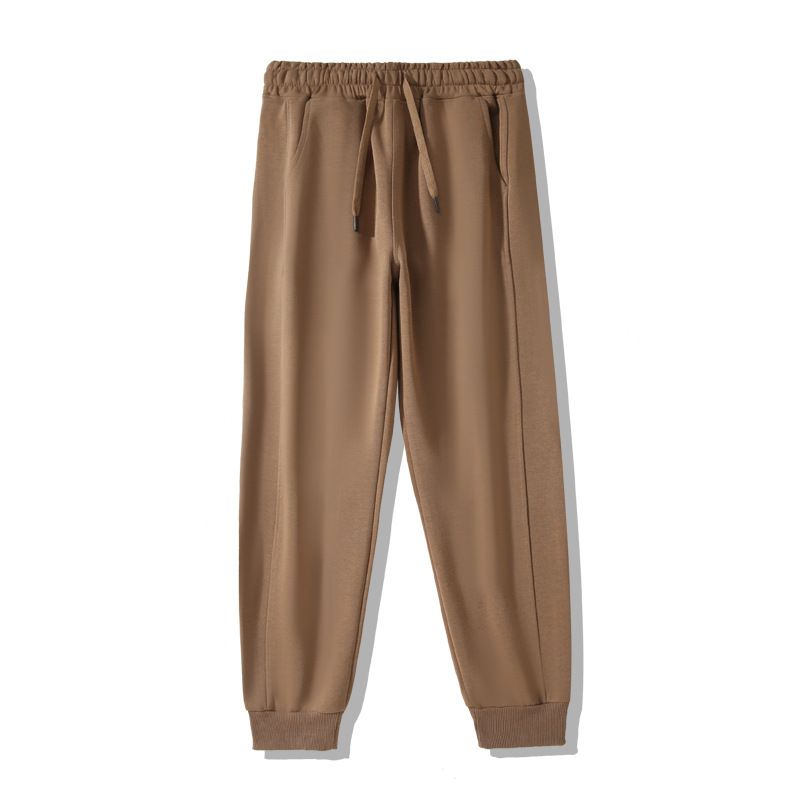 Men's Heavyweight Fleece Jogger Pants - Silver Fox Fleece Lined, Relaxed Fit, Elastic Cuff, Adjustable Waistband, Winter Warm Sweatpants_viptrois.com