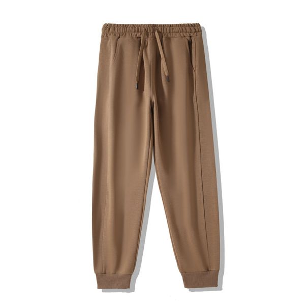 Men's Heavyweight Fleece Jogger Pants - Silver Fox Fleece Lined, Relaxed Fit, Elastic Cuff, Adjustable Waistband, Winter Warm Sweatpants_viptrois.com