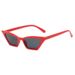 Small frame cat eye sunglasses for women street shooting retro sunglasses colorful Uzi Red Devil glasses trendy all match Glasses_viptrois.com