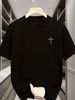 Maglietta Uomo 180G Cotone Girocollo Mini Logo Lusso Minimalista, Traspirante Tre Colori Per Uso Quotidiano Primavera_viptrois.com