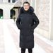Men's Clothing Men's Long Down Jacket With Thickened Detachable Fur Collar Casual Down Jacket For Middle Aged Men And Dads Winter Coat_viptrois.com