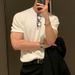 Men's Clothing Summer Trend Thin Short Sleeved Casual Knitted Sweater Elastic Loose Round Neck T Shirt_viptrois.com