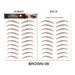 Eyebrow Stencils 6D Ecological Eyebrow Stickers 3D Eyebrow Tattoo Eyebrow Water Transfer Tattoo Stickers Waterproof Spot_viptrois.com