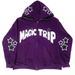 Street Hip-Hop Spider Bone Patch Rhinestone Black Zip-Up Hoodie 2022 Y2K Harajuku Outerwear Sweatshirt For Women_viptrois.com