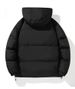 Unisex Winter Puffer Jacket – 90% White Duck Down, Detachable Hood, 3 Colors (Black/Cream/Lavender)_viptrois.com