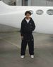 Men's Trendy Embroidered Logo Sweatpants And Jacket Set_viptrois.com