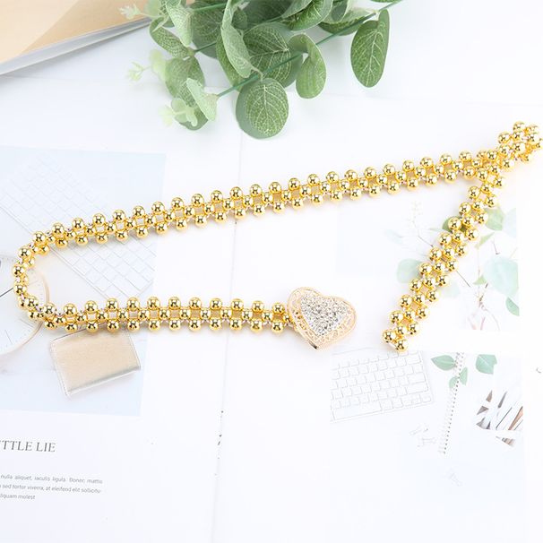 Korean stretch beaded pearl belt for women with dresses and sweaters decorated waist covers fashion everything retro thin_viptrois.com