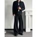 Men's Clothing Striped Splicing EdgeMen's Stripe Paneled Faux Two-Piece Jacket With Raw Hem Cleanfit Minimalist Style For Spring & Autumn_viptrois.com