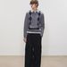 American Retro Quilted Jacquard Turn-Down Collar Knitted Sweater Unisex Autumn Winter Lazy Loose Feel Long Sleeve Polo_viptrois.com