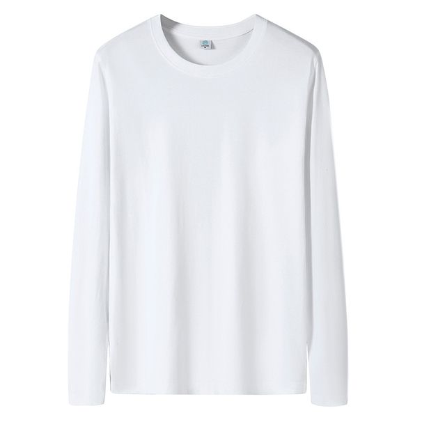 2025 New Pure Coon Men's Long Sleeve T-Shir Solid Color Top For Men And Women Sudens Couples Auumn Base Layer_viptrois.com
