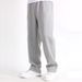 Men's Clothing Men's Straight Leg Sweatpants - Relaxed Fit Cotton Joggers (4 Colors, L-7XL)_viptrois.com