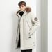 Men's Clothing cotton Jacket Winter Thickened Youth Mid Length Winter Coat Parka_viptrois.com