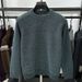 Men’s Fleece-Lined Round Neck Sweater – Winter Thermal Knit Pullover With Deer Embroidery, Casual & Cozy_viptrois.com