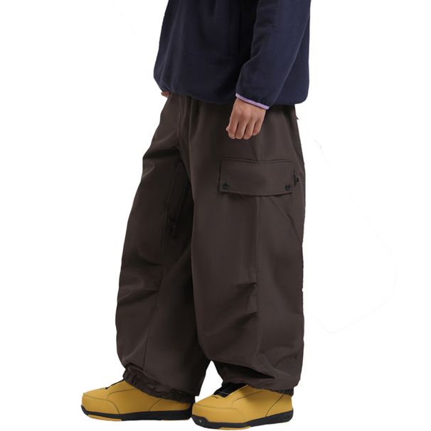 Unisex Waterproof Ski Pants With Multi-Pockets – Windproof & Breathable For Snowboarding & Outdoor Adventures – 7 Colors (Black, Olive, Khaki)_viptrois.com
