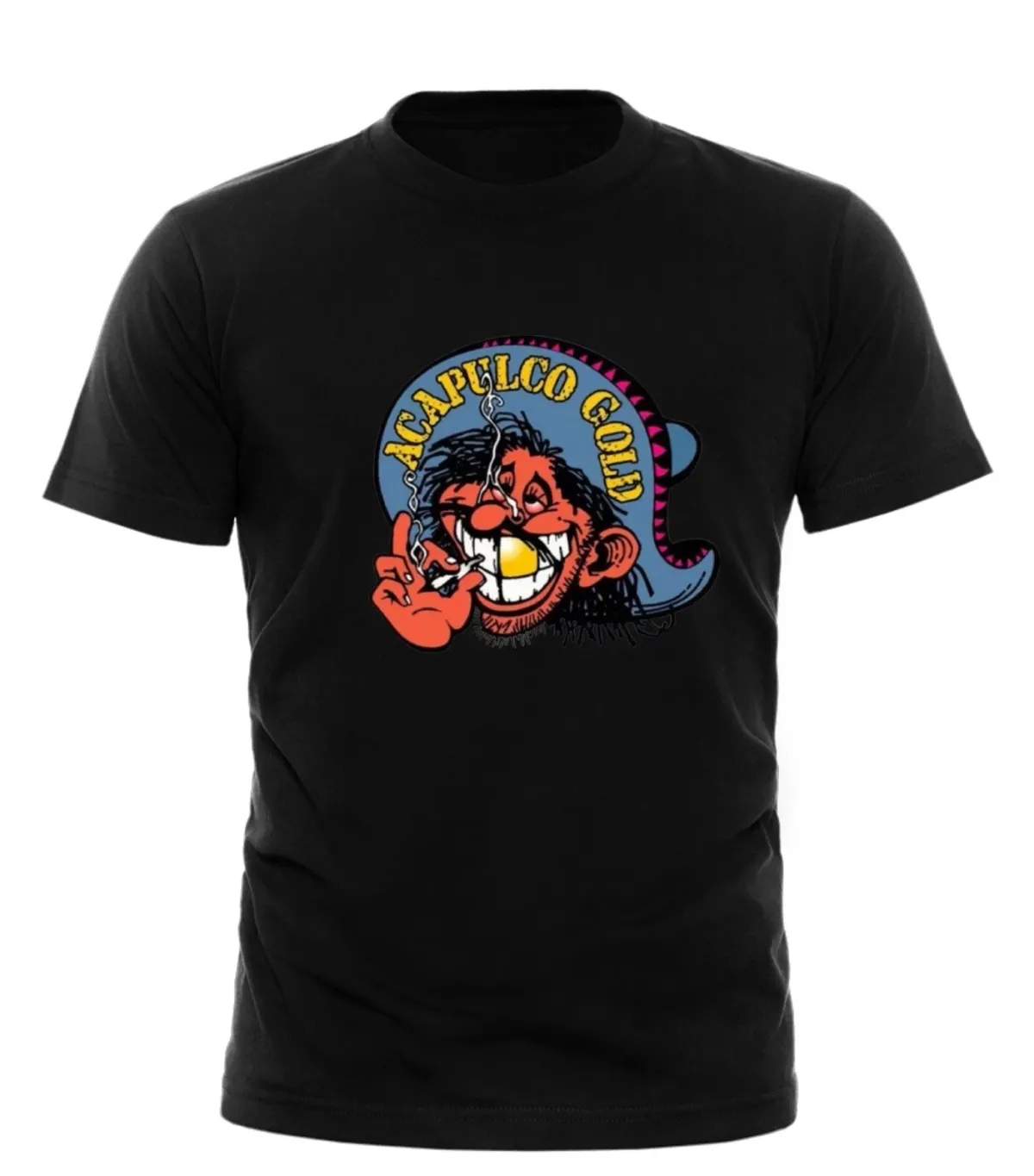 ACAPULCO GOLD GANJA T-Shirt Mens Womens Tees Top T Shirt Mens Womens Tees Top CLOTHING 100% COTTON RAT ROD HOT ROD VINTAGE_viptrois.com