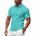 Cross-border Summer Hot Sale European Size Mesh Men's Polo Shirt Casual Golf Quick-dry Short Sleeve T-shirt Men_viptrois.com