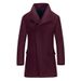Loom Loom Cross-Border Foreign Trade Russia Europe Station Men's Wool Thick Mid-Length Trench Coat European And_viptrois.com