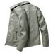 Large Size Autumn New Lapel, Korean Version, PU Washed Leather Jacket, Men's Top_viptrois.com