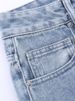 Men's Clothing High Street Stitching Washed Light-colored Jeans Men's Hiphop Trendy Straight Pants_viptrois.com
