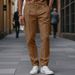 Men's Clothing autumn and winter American retro trend drape wide leg casual pants woolen trousers all match commuter pants_viptrois.com