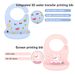 Silicone Babi Bib Waterproof Saliva Dripping Banana Bibs Cartoon Newborn Feeding Soft Edible Aprons Baby Adjustable Burp Scarf_viptrois.com