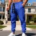 Men's Loose Fit Waffle Knit Casual Jogger Pants - Breathable Hip Hop Streetwear Sweatpants For All Seasons_viptrois.com