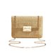 Women's Bags Fashion Messenger Bag Style Trendy Straw Women's Bag Lock Closure Simple Small Square Bag_viptrois.com