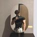 Lycra Ice Silk Cotton T-Shirt For Men, Slim Fit, Stretchy, Three-Quarter Sleeve, Breathable, Quick-Dry, Cool And_viptrois.com