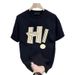Summer Pure Cotton Short Sleeve T-Shirt For Men Versatile Wearable Trendy Base Layer Couple's Top Breathable Men's Clothing_viptrois.com