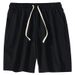 Men's Clothing Men's Shorts Straight Casual Sports Pants Summer New Trendy Brand Loose Solid Color Stretch Shorts_viptrois.com