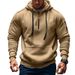 Cross-border Foreign Trade Autumn And Winter Retro Hooded American Heavy-duty Velvet Men's Multi-pocket Tooling Commuter Casual Hooded Sweater_viptrois.com