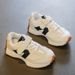 Children's Shoes Girls And Boys Toddlers Sneakers Breathable PU Leather BABY Flats Tennis Shoe Pink/Black/Gray,Size_viptrois.com